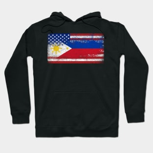 Filipino American Heritage Flag Hoodie